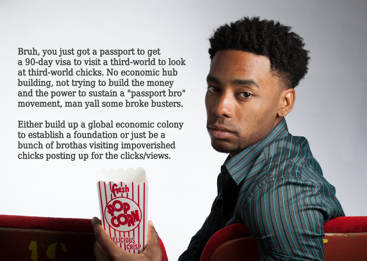 Passport Bros a Broke Misogynoir Fad, Can They Change the Course?